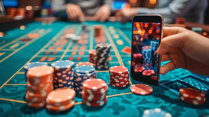 Antarmuka pemilihan meja Lightning Baccarat